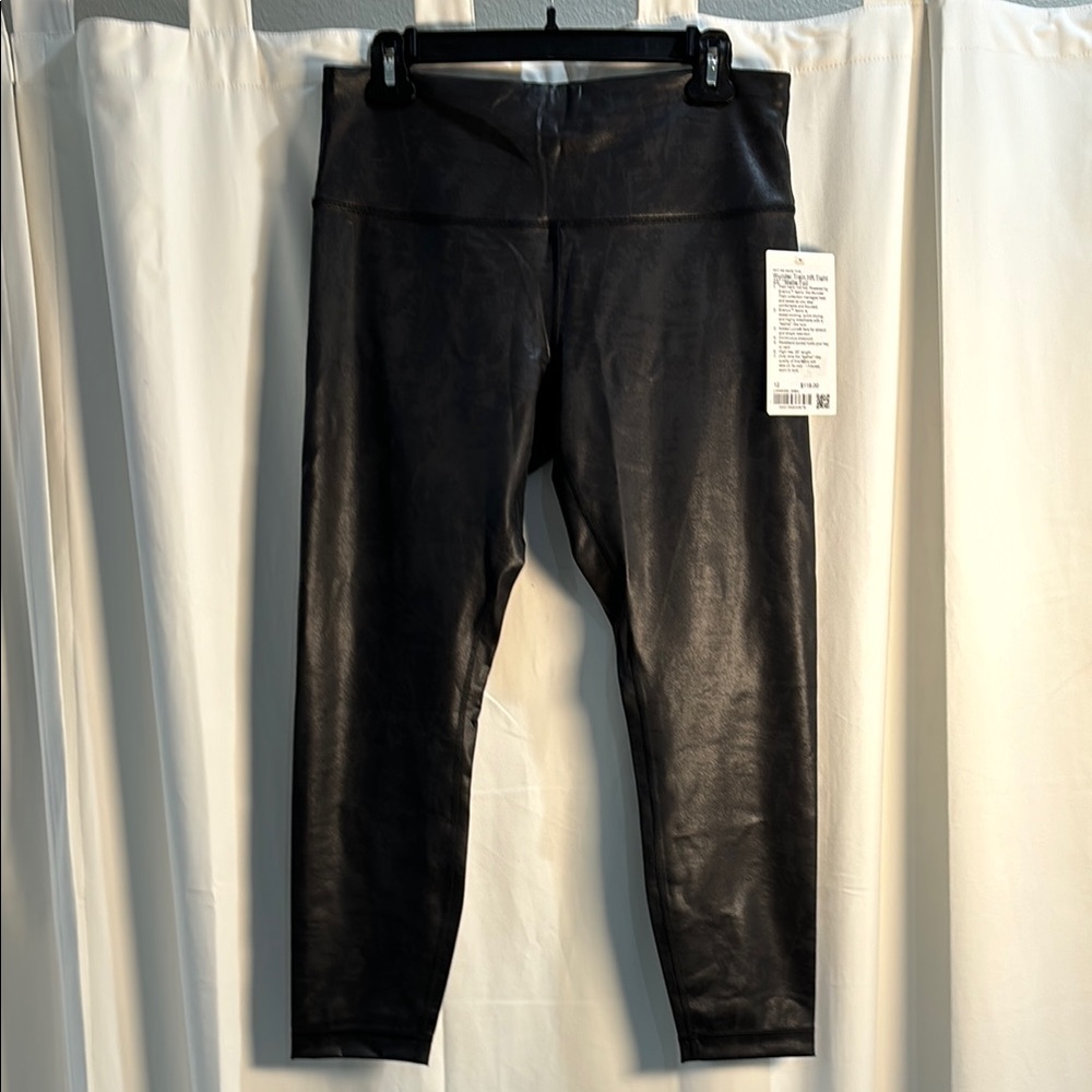Lululemon Wunder Train Black Leggings Size 12